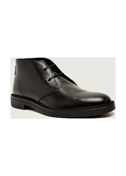 BOSS BLACK Skórzane buty wysokie Calev_Desb_ltfb ze sklepu Gomez Fashion Store w kategorii Buty zimowe męskie - zdjęcie 186058246