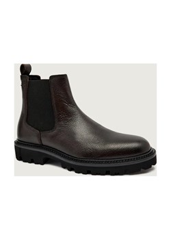 BOSS BLACK Skórzane sztyblety Julyo_Cheb_gr ze sklepu Gomez Fashion Store w kategorii Buty zimowe męskie - zdjęcie 186058316