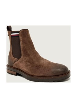 Tommy Hilfiger Sztyblety Chelsea | zamsz ze sklepu Gomez Fashion Store w kategorii Buty zimowe męskie - zdjęcie 186058366