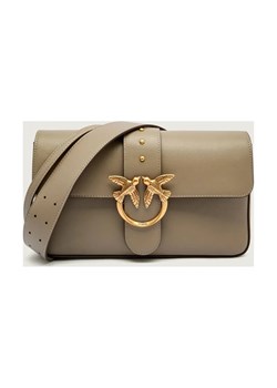 Pinko Skórzana torebka na ramię LOVE ONE CLASSIC SLOUCHY ze sklepu Gomez Fashion Store w kategorii Listonoszki - zdjęcie 186058428