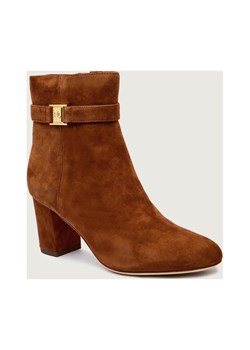 LAUREN RALPH LAUREN Skórzane botki na słupku KELLIE ze sklepu Gomez Fashion Store w kategorii Botki - zdjęcie 186058527