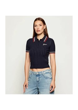 GUESS ACTIVE Polo SABINA | Slim Fit | z dodatkiem wełny ze sklepu Gomez Fashion Store w kategorii Swetry damskie - zdjęcie 186059097
