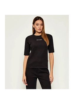 Joop! Jeans T-shirt Trevia | Slim Fit - id: JJ255W000010001 - marki Joop! - 186059188 Joop! Jeans T-shirt Trevia | Slim Fit ze sklepu Gomez Fashion Store w kategorii Bluzki damskie - zdjęcie 186059188