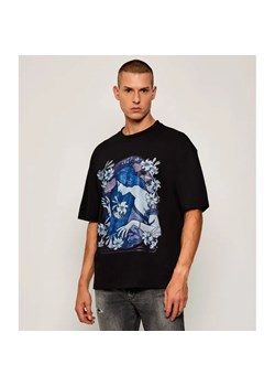 HUGO T-shirt Difluro | Oversize fit ze sklepu Gomez Fashion Store w kategorii T-shirty męskie - zdjęcie 186059326