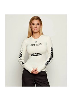 Patrizia Pepe Bluzka Racing | Slim Fit - id: PK255W000052655 - marki Patrizia Pepe - 186059348 Patrizia Pepe Bluzka Racing | Slim Fit ze sklepu Gomez Fashion Store w kategorii Bluzki damskie - zdjęcie 186059348