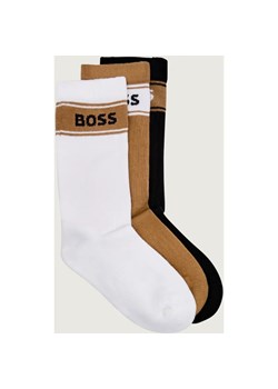 BOSS BLACK Skarpety 3-pack 3P QS Rib Stripe CC - id: BW255M000053960 - marki BOSS HUGO BOSS - 186059637 BOSS BLACK Skarpety 3-pack 3P QS Rib Stripe CC ze sklepu Gomez Fashion Store w kategorii Skarpetki męskie - zdjęcie 186059637