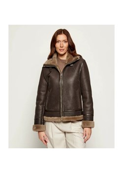 Joop! Skórzana kurtka | Regular Fit | z dodatkiem wełny ze sklepu Gomez Fashion Store w kategorii Kurtki damskie - zdjęcie 186067806