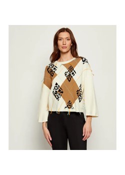 Marc Cain Wełniany sweter | Oversize fit ze sklepu Gomez Fashion Store w kategorii Swetry damskie - zdjęcie 186067858