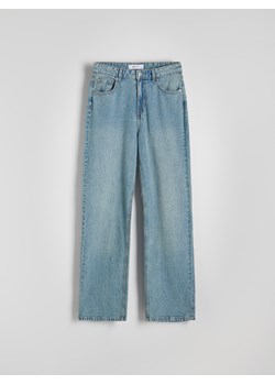 Reserved - Jeansy straight loose - niebieski - id: 1595I-50J - marki Reserved - 186068718 Reserved - Jeansy straight loose - niebieski ze sklepu Reserved w kategorii Jeansy damskie - zdjęcie 186068718