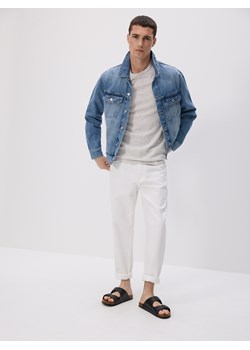 Reserved - Jeansowa katana z kieszeniami - niebieski ze sklepu Reserved w kategorii Kurtki męskie - zdjęcie 186071306