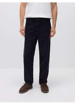 Reserved - Jeansy loose z efektem sprania - czarny - id: YV101-99J - marki Reserved - 186071439 Reserved - Jeansy loose z efektem sprania - czarny ze sklepu Reserved w kategorii Jeansy męskie - zdjęcie 186071439