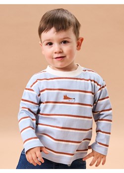 Sinsay - Koszulka z długimi rękawami z drobnym haftem - kremowy - id: 116FX-01X - marki Sinsay - 186082005 Sinsay - Koszulka z długimi rękawami z drobnym haftem - kremowy ze sklepu Sinsay w kategorii Kaftaniki i bluzki - zdjęcie 186082005