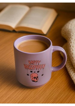 Sinsay - Ceramiczny kubek z uchem na Halloween - fioletowy - id: 242GI-45X - marki Sinsay - 186082376 Sinsay - Ceramiczny kubek z uchem na Halloween - fioletowy ze sklepu Sinsay w kategorii Kubki - zdjęcie 186082376
