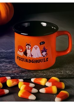 Sinsay - Kontrastowy kubek z uchem na Halloween - pomarańczowy ze sklepu Sinsay w kategorii Kubki - zdjęcie 186082388