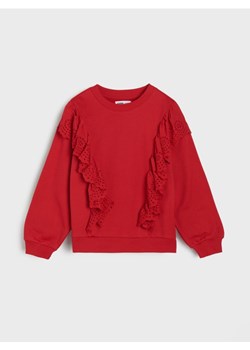 Sinsay - Bluza crewneck - czerwony ze sklepu Sinsay w kategorii Bluzy dziewczęce - zdjęcie 186082459