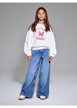 Sinsay - Jeansy wide leg - szary - id: 322GG-58X - marki Sinsay - 186082537 Sinsay - Jeansy wide leg - szary ze sklepu Sinsay w kategorii Spodnie dziewczęce - zdjęcie 186082537