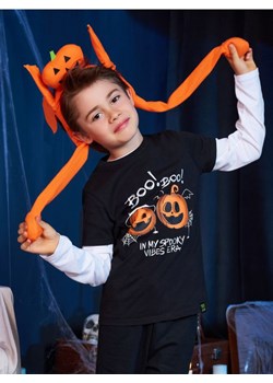Sinsay - Koszulka z motywem Halloween - czarny ze sklepu Sinsay w kategorii T-shirty chłopięce - zdjęcie 186082685