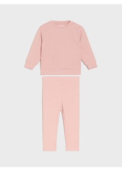 Sinsay - Komplet: bluza i legginsy - różowy ze sklepu Sinsay w kategorii Komplety niemowlęce - zdjęcie 186082715