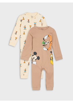 Sinsay - Śpiochy 2 pack Mickey Mouse - brązowy ze sklepu Sinsay w kategorii Odzież dla niemowląt - zdjęcie 186082797