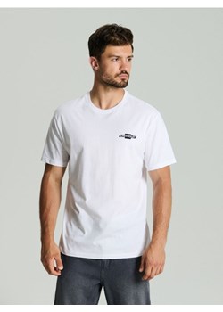 Sinsay - Koszulka z nadrukiem GM PB - biały ze sklepu Sinsay w kategorii T-shirty męskie - zdjęcie 186083059