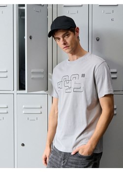 Sinsay - Koszulka z nadrukiem - szary ze sklepu Sinsay w kategorii T-shirty męskie - zdjęcie 186083117