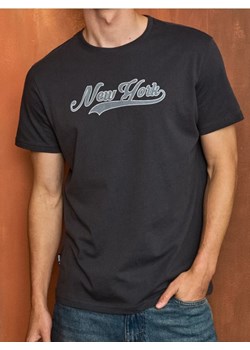 Sinsay - Koszulka z napisem - niebieski ze sklepu Sinsay w kategorii T-shirty męskie - zdjęcie 186083126