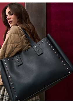 Sinsay - Torebka shopper z ozdobnymi ćwiekami - czarny ze sklepu Sinsay w kategorii Torby Shopper bag - zdjęcie 186083206
