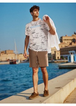 Sinsay - Koszulka z nadrukiem - biały ze sklepu Sinsay w kategorii T-shirty męskie - zdjęcie 186083228