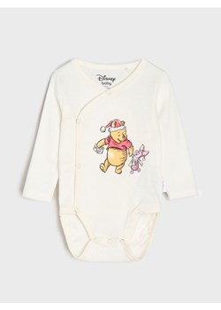 Sinsay - Body z długimi rękawami Winnie the Pooh - kremowy ze sklepu Sinsay w kategorii Odzież dla niemowląt - zdjęcie 186083818