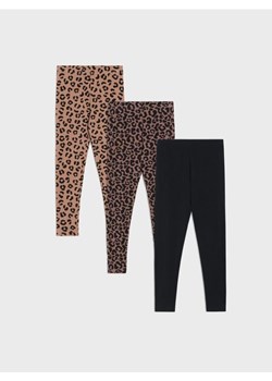 Sinsay - Legginsy ze wzorkiem 3 pack - wielobarwny ze sklepu Sinsay w kategorii Spodnie dziewczęce - zdjęcie 186084038