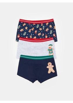 Sinsay - Bokserki z motywem piernikowego ludzika 3 pack - wielobarwny ze sklepu Sinsay w kategorii Majtki dziecięce - zdjęcie 186084215