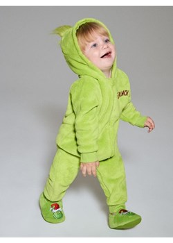 Sinsay - Pajacyk z kapturem Grinch - zielony - id: 974FW-76X - marki Sinsay - 186084248 Sinsay - Pajacyk z kapturem Grinch - zielony ze sklepu Sinsay w kategorii Piżamy dziecięce - zdjęcie 186084248