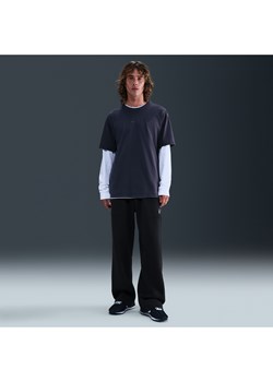 Męskie spodnie z dzianiny Nike - Czerń ze sklepu Nike poland w kategorii Spodnie męskie - zdjęcie 186085148