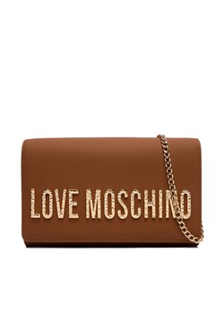 Torebka LOVE MOSCHINO JC4121PP0NKD020A Brązowy ze sklepu eobuwie.pl w kategorii Kopertówki - zdjęcie 186086207