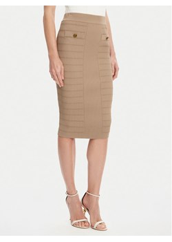 Guess Spódnica ołówkowa W5YD66 Z0130 Brązowy Slim Fit ze sklepu MODIVO w kategorii Spódnice - zdjęcie 186086849