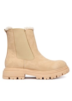 Calvin Klein Botki V3A5-83126-0315500 D Beżowy ze sklepu MODIVO w kategorii Botki - zdjęcie 186086885
