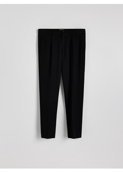 Reserved - Spodnie slim fit z kantem - czarny ze sklepu Reserved w kategorii Spodnie męskie - zdjęcie 186088128