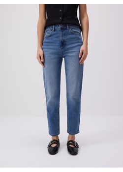 Reserved - Jeansy mom fit slim - niebieski ze sklepu Reserved w kategorii Jeansy damskie - zdjęcie 186089918