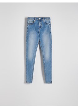 Reserved - Jeansy push up slim long leg - niebieski ze sklepu Reserved w kategorii Jeansy damskie - zdjęcie 186089937