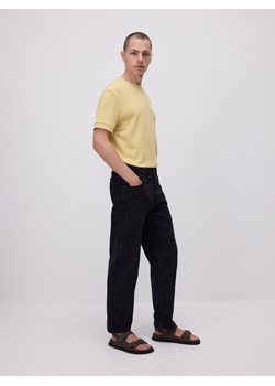 Reserved - Jeansy loose z efektem sprania - czarny - id: YV101-99J - marki Reserved - 186089968 Reserved - Jeansy loose z efektem sprania - czarny ze sklepu Reserved w kategorii Jeansy męskie - zdjęcie 186089968