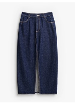 Mohito - Jeansowa spódnica maxi - granatowy ze sklepu Mohito w kategorii Spódnice - zdjęcie 186090166