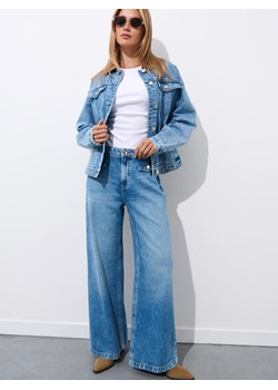 Mohito - Jeansy wide leg - niebieski ze sklepu Mohito w kategorii Jeansy damskie - zdjęcie 186090218
