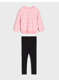 Sinsay - Komplet: bluza i legginsy - wielobarwny ze sklepu Sinsay w kategorii Komplety dziewczęce - zdjęcie 186090767