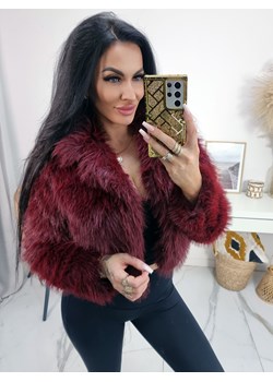 hit krótkie futerko lama z kołnierzem - bordo - id: 9430 - marki 3 Desy - 186091536 hit krótkie futerko lama z kołnierzem - bordo ze sklepu STYLOWO w kategorii Futra damskie - zdjęcie 186091536