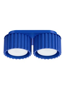 Industrialna podwójna lampa ultramaryna G9-K55 ze sklepu Edinos.pl w kategorii Lampy sufitowe - zdjęcie 186093828