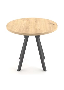 Rozkładany okrągły stół dąb artisan  N3-E87 ze sklepu Edinos.pl w kategorii Stoły - zdjęcie 186094038
