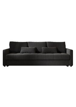 Ciemnoszara sofa rozkładana tapicerowana welurem H3-N78 ze sklepu Edinos.pl w kategorii Sofy i kanapy - zdjęcie 186094398