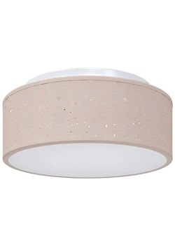 Beżowa lampa sufitowa materiałowa T1-R14 ze sklepu Edinos.pl w kategorii Lampy sufitowe - zdjęcie 186094497