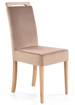 Brązowe nowoczesne krzesło do salonu  G7-F46 - id: 52966 - marki Elior - 186094609 Brązowe nowoczesne krzesło do salonu  G7-F46 ze sklepu Edinos.pl w kategorii Krzesła - zdjęcie 186094609