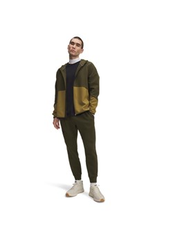 Męskie spodnie treningowe Under Armour UA Unstoppable Flc Jgr Eu - khaki ze sklepu Sportstylestory.com w kategorii Spodnie męskie - zdjęcie 186095199